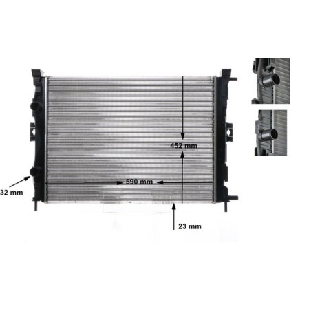 Ψυγείο, ψύξη κινητήρα MAHLE CR1690000S