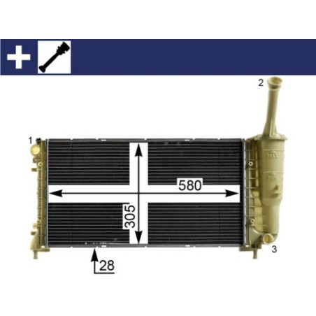 Ψυγείο, ψύξη κινητήρα MAHLE CR2010000S