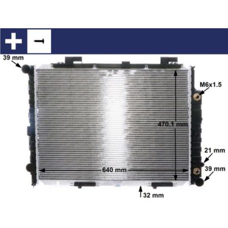 Ψυγείο, ψύξη κινητήρα MAHLE CR2204001S