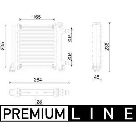 Ψυγείο, ψύξη κινητήρα MAHLE CR2596000P