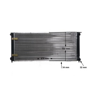 Radiator, engine cooling MAHLE CR341000S