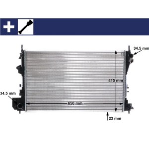 Radiator, engine cooling MAHLE CR40000S