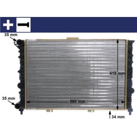 Ψυγείο, ψύξη κινητήρα MAHLE CR518000S