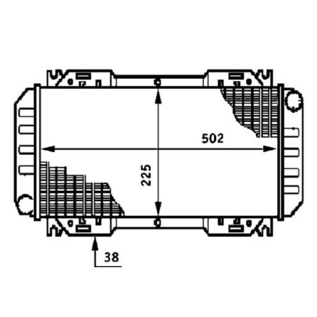 Ψυγείο, ψύξη κινητήρα MAHLE CR619000S