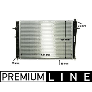 Radiator, engine cooling MAHLE CR909000P