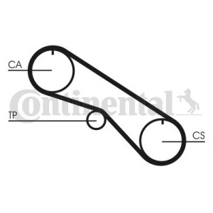 Οδοντωτός ιμάντας CONTINENTAL CTAM CT1082