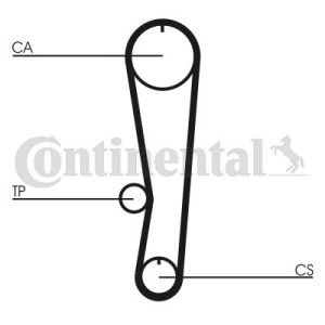 Οδοντωτός ιμάντας CONTINENTAL CTAM CT895