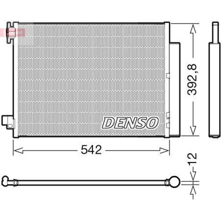 Συμπυκνωτής, σύστ. κλιματισμού DENSO DCN37004