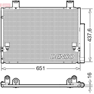 Condenser, air conditioning DENSO DCN50057