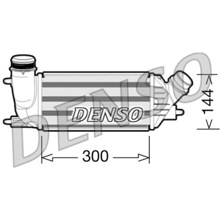 Ψυγείο αέρα υπερπλήρωσης DENSO DIT07001