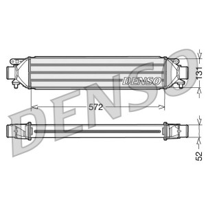 Charge Air Cooler DENSO DIT09107