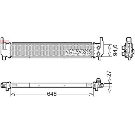 Radiator, engine cooling DENSO DRM02042