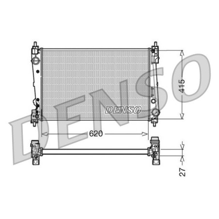 Ψυγείο, ψύξη κινητήρα DENSO DRM09111