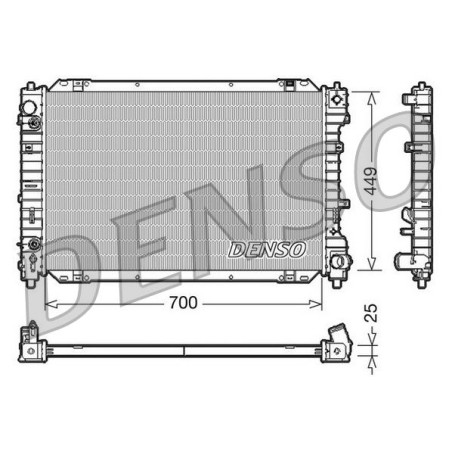 Ψυγείο, ψύξη κινητήρα DENSO DRM10087