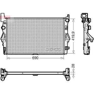 Radiator, engine cooling DENSO DRM17113