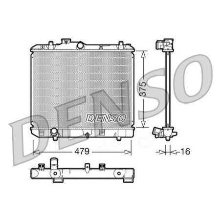 Ψυγείο, ψύξη κινητήρα DENSO DRM47004