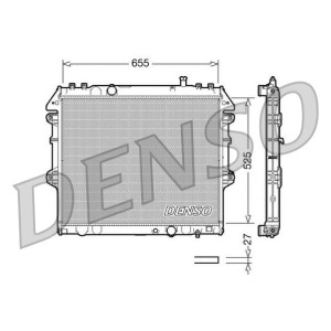 Ψυγείο, ψύξη κινητήρα DENSO DRM50039