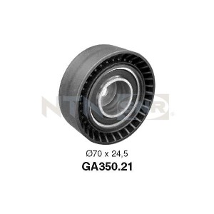 Tensioner Pulley, V-ribbed belt SNR GA350.21