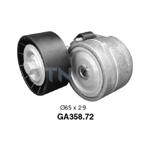 Tensioner Pulley, V-ribbed belt SNR GA358.72