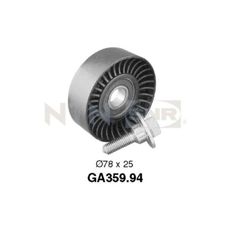 Deflection/Guide Pulley, V-ribbed belt SNR GA359.94