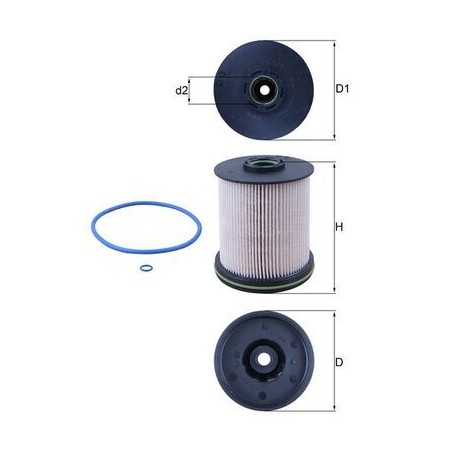 Φίλτρο καυσίμου KNECHT KX491/1D