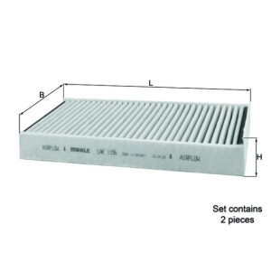Filter, cabin air KNECHT LAK1156/S