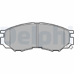 Brake Pad Set, disc brake DELPHI LP1010