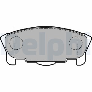 Brake Pad Set, disc brake DELPHI LP1149