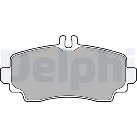 Brake Pad Set, disc brake DELPHI LP1401