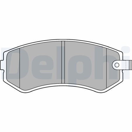 Brake Pad Set, disc brake DELPHI LP1544