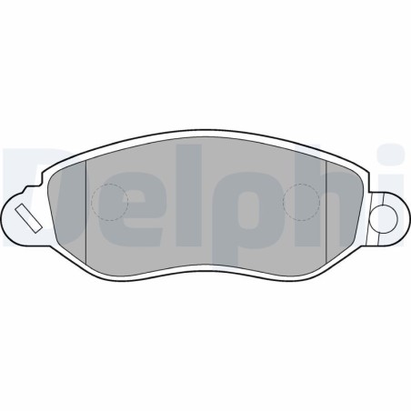 Brake Pad Set, disc brake DELPHI LP1583