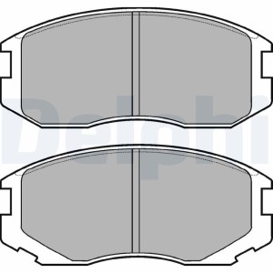 Brake Pad Set, disc brake DELPHI LP1594