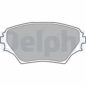 Σετ τακάκια, δισκόφρενα DELPHI LP1632