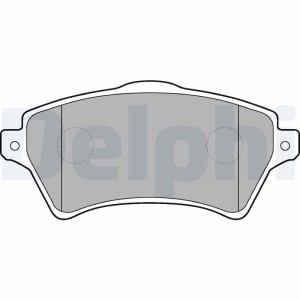 Brake Pad Set, disc brake DELPHI LP1652