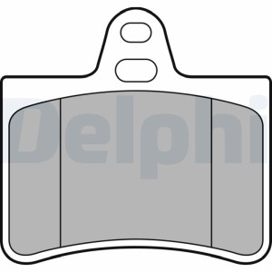 Brake Pad Set, disc brake DELPHI LP1680