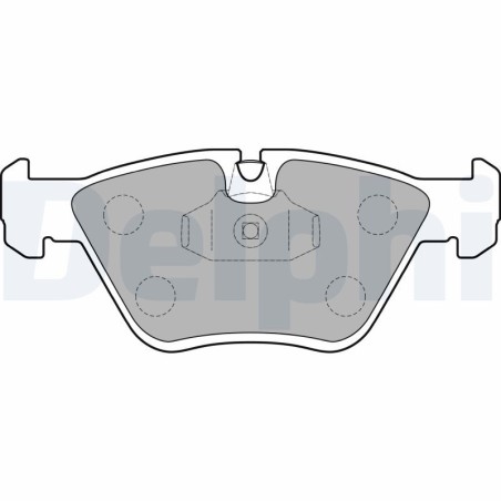 Brake Pad Set, disc brake DELPHI LP1843