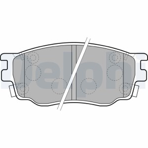 Brake Pad Set, disc brake DELPHI LP1916