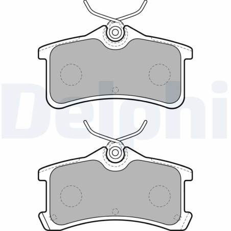 Brake Pad Set, disc brake DELPHI LP1917