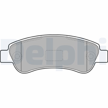 Brake Pad Set, disc brake DELPHI LP1994