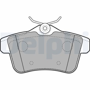 Brake Pad Set, disc brake DELPHI LP2180