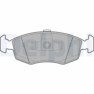 Brake Pad Set, disc brake DELPHI LP2274
