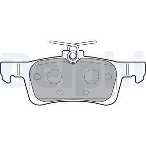 Brake Pad Set, disc brake DELPHI LP2503