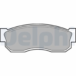 Brake Pad Set, disc brake DELPHI LP261