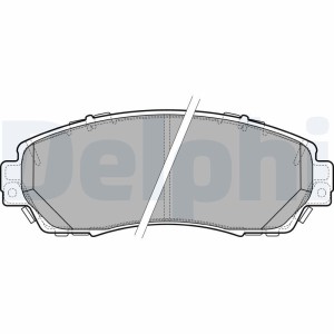 Brake Pad Set, disc brake DELPHI LP2710