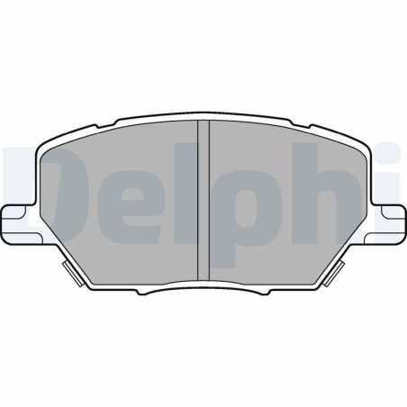 Brake Pad Set, disc brake DELPHI LP3184