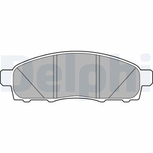 Brake Pad Set, disc brake DELPHI LP3285