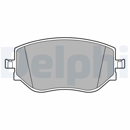 Brake Pad Set, disc brake DELPHI LP3644