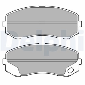 Brake Pad Set, disc brake DELPHI LP3687