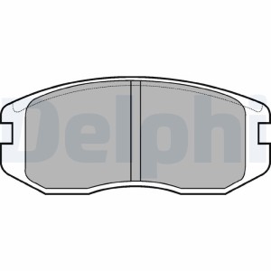 Brake Pad Set, disc brake DELPHI LP736