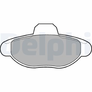 Brake Pad Set, disc brake DELPHI LP771